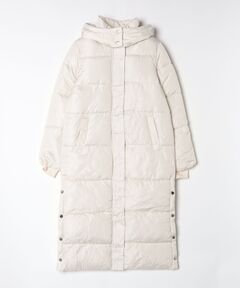 KAWADA DOWN フーデッドダウンアウター ★新品★ セール】KAWADA DOWN×WHITE フーデッドダウンアウター 無地（ダウン