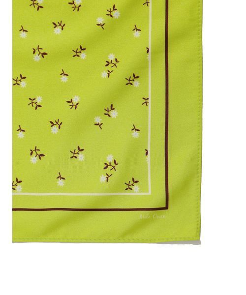 Mila Owen（ミラオーウェン）の「小花柄ラインスカーフ（バンダナ/スカーフ・レディース・ライム/レッド/ライトブルー・F）」の6枚目の写真