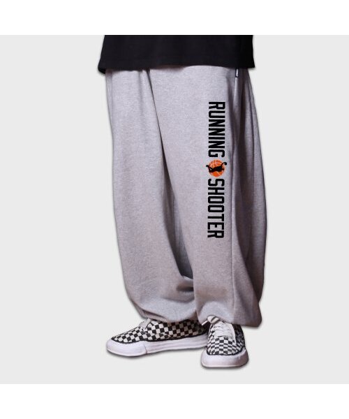 RESPECT（リスペクト）の「running shooter sweat pants (grey)（スウェットパンツ・メンズ・その他・MEDIUM/LARGE）」の3枚目の写真