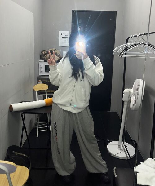 RESPECT（リスペクト）の「running shooter sweat pants (grey)（スウェットパンツ・メンズ・その他・MEDIUM/LARGE）」の10枚目の写真