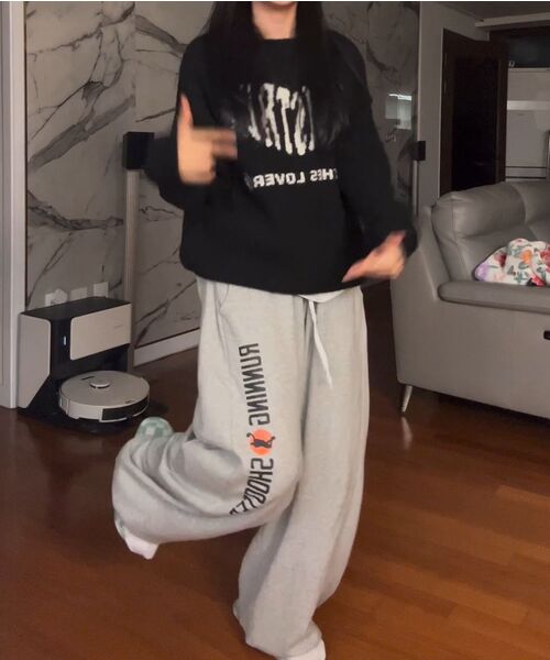 RESPECT（リスペクト）の「running shooter sweat pants (grey)（スウェットパンツ・メンズ・その他・MEDIUM/LARGE）」の12枚目の写真