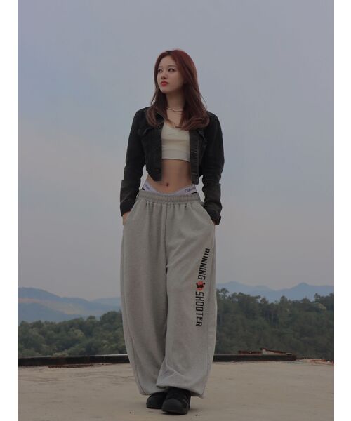 RESPECT（リスペクト）の「running shooter sweat pants (grey)（スウェットパンツ・メンズ・その他・MEDIUM/LARGE）」の20枚目の写真