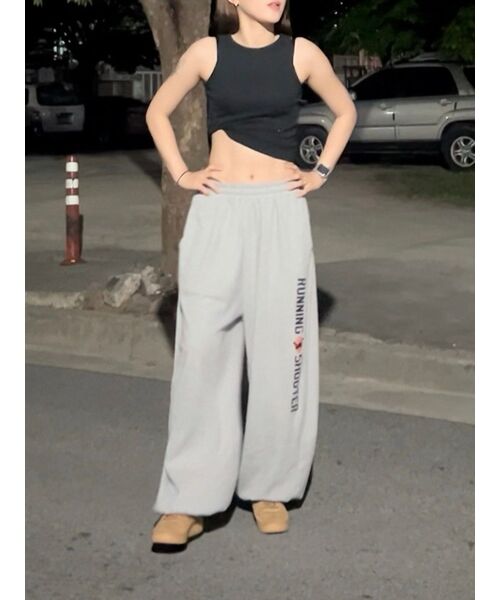 RESPECT（リスペクト）の「running shooter sweat pants (grey)（スウェットパンツ・メンズ・その他・MEDIUM/LARGE）」の21枚目の写真