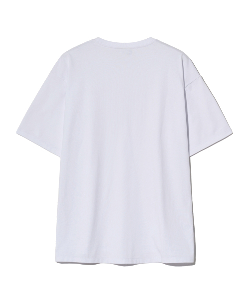 YALE（イェール）の「[PREMIUM COTTON] ジャーナリストコットン半袖Tシャツ ホワイト（Tシャツ/カットソー・レディース・その他・LARGE/MEDIUM/SMALL/X-LARGE）」の3枚目の写真