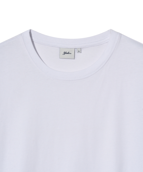 YALE（イェール）の「[PREMIUM COTTON] ジャーナリストコットン半袖Tシャツ ホワイト（Tシャツ/カットソー・レディース・その他・LARGE/MEDIUM/SMALL/X-LARGE）」の4枚目の写真
