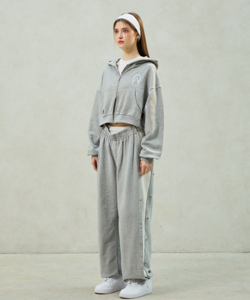 ARI（アリ）の「PITA SNAP OFF SWEAT PANTS / MELANGE（スウェットパンツ・レディース・グレー・FREE）」の3枚目の写真