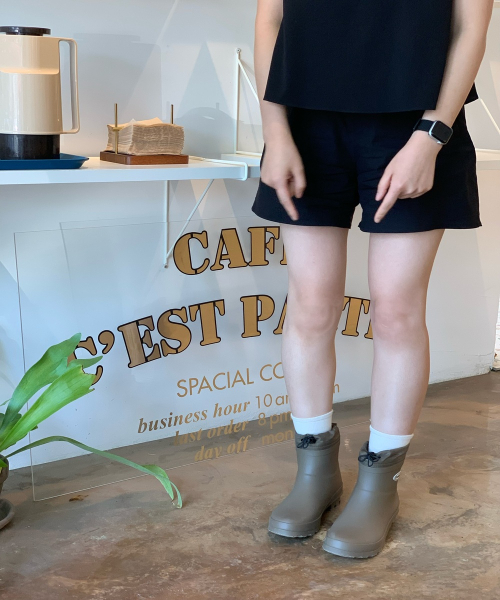Chubasco(チュバスコ)の「チュバスコ ショートレインブーツ アクアストライド CAS2416 ココア(レインシューズ・レディース・その他・23cm/24cm/25cm/26cm/27cm/28cm)」の4枚目の写真