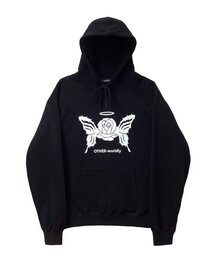 OTHER-worldly（アザーワールドリー）の「モンスター ローズ フードパーカー [ホワイトグリッター]（パーカー）」
