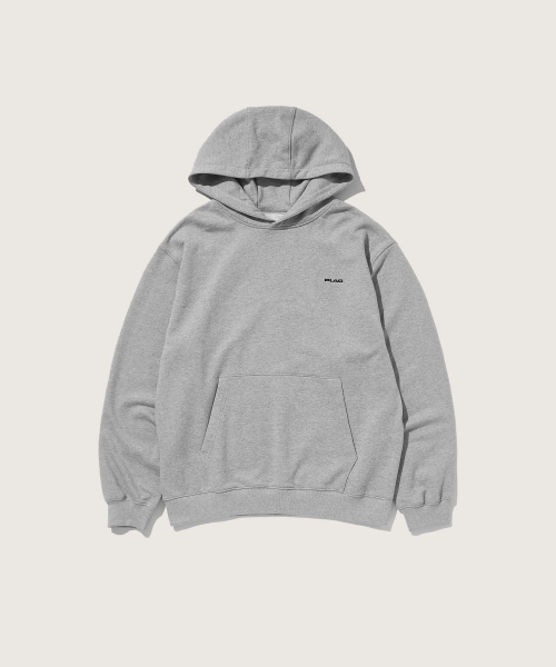 PLAC(プラック)の「フラックロゴグラフィックフードパーカー メランジグレー(パーカー・メンズ・その他・LARGE/MEDIUM/SMALL/X-LARGE)」の2枚目の写真