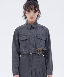 PLASMASPHERE（プラズマスフィア）の「Lovely Jacket [Black]（デニムジャケット）」