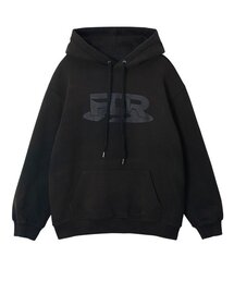Two Tone Garment Washed FDR Hood_Black+Orange