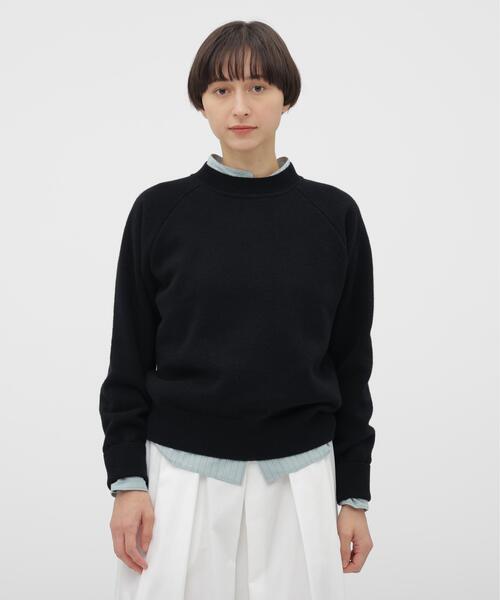 セール】FINE WOOL LOOPBACK KNITWEAR（ニット/セーター）｜MARGARET