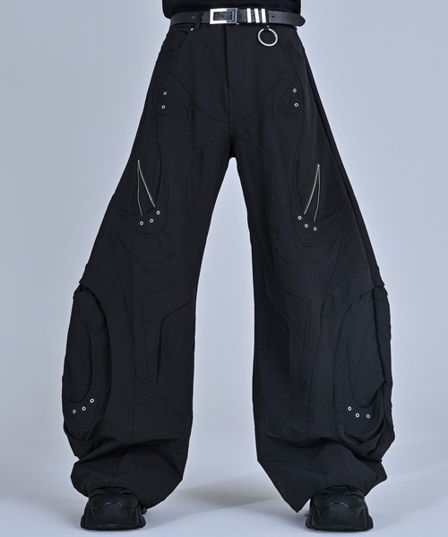 ADRER(アドラー)の「Nylon Tech Super 3D Baggy Pants / ナイロンテック・スーパー3D・バギーパンツ(その他パンツ・メンズ・ブラック・L/M/S/XS)」の1枚目の写真