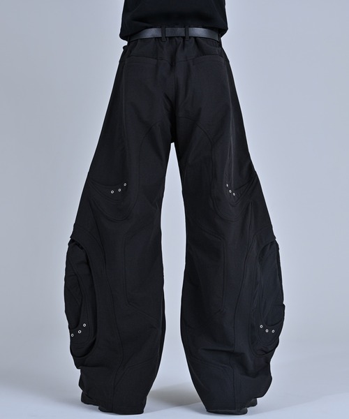 ADRER(アドラー)の「Nylon Tech Super 3D Baggy Pants / ナイロンテック・スーパー3D・バギーパンツ(その他パンツ・メンズ・ブラック・L/M/S/XS)」の4枚目の写真