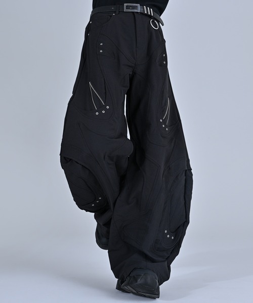 ADRER(アドラー)の「Nylon Tech Super 3D Baggy Pants / ナイロンテック・スーパー3D・バギーパンツ(その他パンツ・メンズ・ブラック・L/M/S/XS)」の6枚目の写真