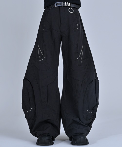 ADRER(アドラー)の「Nylon Tech Super 3D Baggy Pants / ナイロンテック・スーパー3D・バギーパンツ(その他パンツ・メンズ・ブラック・L/M/S/XS)」の3枚目の写真