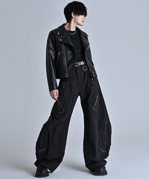 ADRER(アドラー)の「Nylon Tech Super 3D Baggy Pants / ナイロンテック・スーパー3D・バギーパンツ(その他パンツ・メンズ・ブラック・L/M/S/XS)」の8枚目の写真