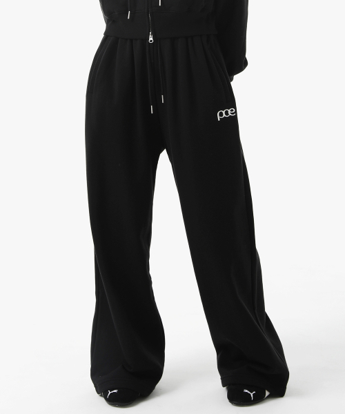 PIECEMAKER(ピースメーカー)の「PCE POCKET APPLIQUE SWEAT PANTS (BLACK)(スウェットパンツ・レディース・その他・SMALL/MEDIUM/LARGE)」の2枚目の写真