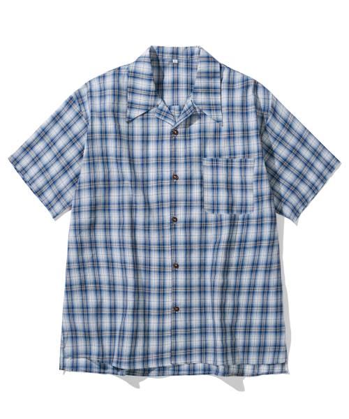 KND(ケイエヌディ)の「オーシャンチェックオープンカラーシャツ(シャツ/ブラウス・メンズ・その他・1(M)/2(L))」の1枚目の写真