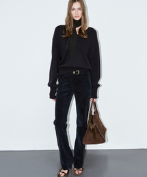 SIGREAT（シグレート）の「コーデュロイスリムブーツカットパンツ_ネイビー（その他パンツ）」