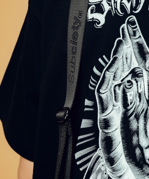 Subciety(サブサエティ)の「Mesh pocket mini shoulder bag(ショルダーバッグ・メンズ・オリーブ/ブラック/ベージュ・FREE)」の10枚目の写真
