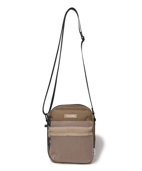 Subciety(サブサエティ)の「Mesh pocket mini shoulder bag(ショルダーバッグ・メンズ・オリーブ/ブラック/ベージュ・FREE)」の16枚目の写真