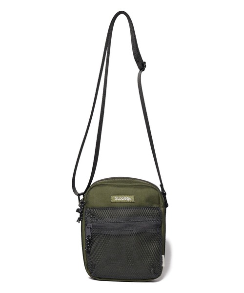 Subciety(サブサエティ)の「Mesh pocket mini shoulder bag(ショルダーバッグ・メンズ・オリーブ/ブラック/ベージュ・FREE)」の17枚目の写真