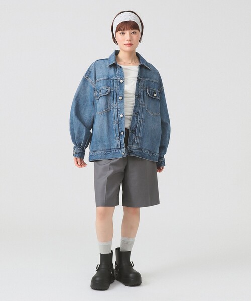 RED CARD TOKYO（レッドカード）の「RED CARD TOKYO / Lexington（デニムジャケット・レディース・ブルー・0）」の2枚目の写真