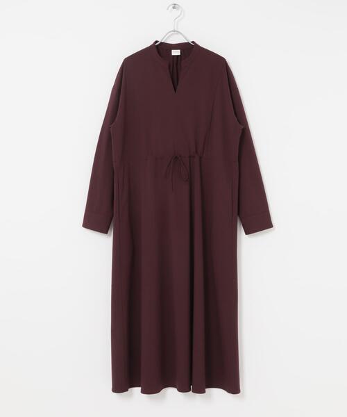 URBAN RESEARCH DOORS(アーバンリサーチドアーズ)の「ドロストリボンフレアワンピース(ワンピース・レディース・バーガンディー/チャコールグレー/グレー・FREE)」の19枚目の写真