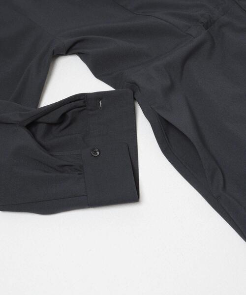 URBAN RESEARCH DOORS(アーバンリサーチドアーズ)の「ドロストリボンフレアワンピース(ワンピース・レディース・バーガンディー/チャコールグレー/グレー・FREE)」の8枚目の写真