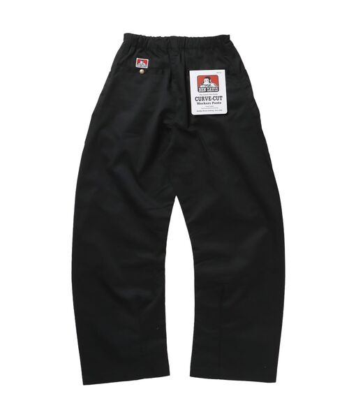 BEN DAVIS（ベンデイビス）の「【BEN DAVIS（ベンデイビス）】CURVE BUGGY WORK PANTS / パンツ ボトムス カーブ タック ワンポイント ツイル（その他パンツ・メンズ・ブラック/ベージュ・SMALL/MEDIUM/LARGE/X-LARGE）」の4枚目の写真