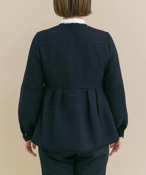 URBAN RESEARCH ROSSO WOMEN（アーバンリサーチ　ロッソ）の「『WEB限定』ツイードペプラムジャケット+パンツ（セットアップ・レディース・ネイビー・36/38）」の13枚目の写真