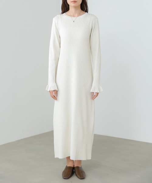 Bab(バブ)の「【選べるサイズ展開】ビスチェSETニットワンピース(ワンピース・レディース・杢グレー/ブラック/アイボリー・M/S)」の15枚目の写真