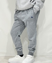 Outfitter lab（アウトフィッターラボ）の「【POLOCHAMPS/ポロチャンプス】ダンボール生地 ワンポイント刺繍 リブパンツ（スウェットパンツ）」