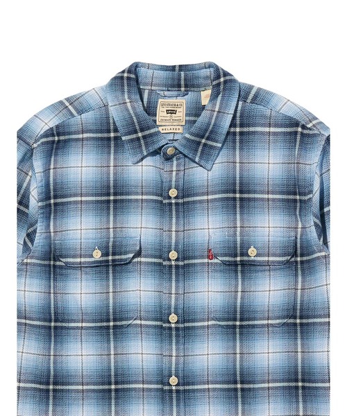 Levi's(リーバイス)の「Levi's/リーバイス ジャクソン ワーカー オーバーシャツ(シャツ/ブラウス・メンズ・ブルー・XL/L/M/S)」の4枚目の写真
