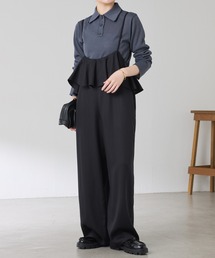 COLLAGE GALLARDAGALANTE | ラッフルサスペンダーパンツ(その他パンツ)