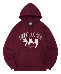 Video Jockey（ビデオジョッキー）の「ニャンニャンニャン フードパーカー [バーガンディ]（パーカー）」