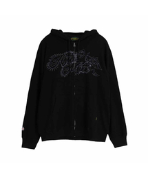 AFTERMATH（アフターマス）の「WAFFLE ZIP HOODIE BLACK（パーカー）」