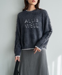 STYLE DELI（スタイルデリ）の「【LUXE】レタードしっとりシャギーニット（ニット/セーター）」