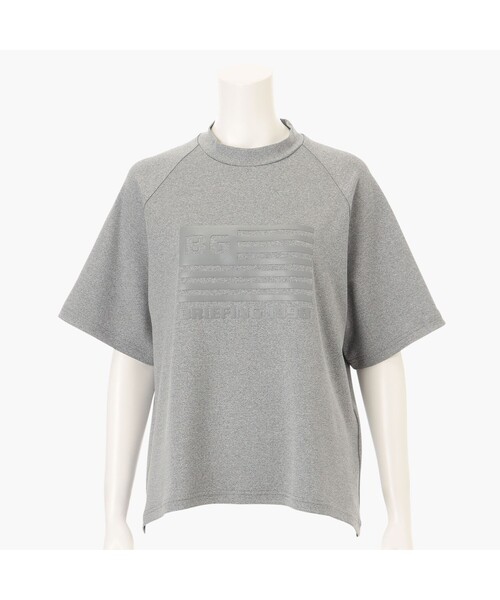 BRIEFING(ブリーフィング)の「【BRIEFING GOLF/ブリーフィングゴルフ】WOMEN’S BG FLAG HIGHNECK (リラックスフィット)(Tシャツ/カットソー・レディース・ホワイト/ブラック/グレー・S/M)」の3枚目の写真