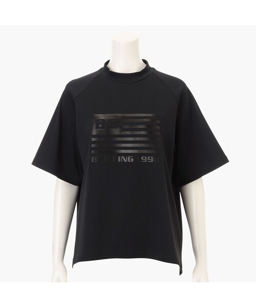 BRIEFING(ブリーフィング)の「【BRIEFING GOLF/ブリーフィングゴルフ】WOMEN’S BG FLAG HIGHNECK (リラックスフィット)(Tシャツ/カットソー・レディース・ホワイト/ブラック/グレー・S/M)」の2枚目の写真