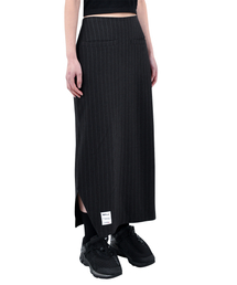 KATHARSIS（カタルシス）の「カッティングロングスカートチャコールピンストライプFREE（スカート）」