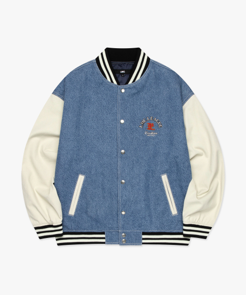 LMCの「DENIM VARSITY JACKET blue（スタジャン・レディース・その他・S/M/L）」の5枚目の写真