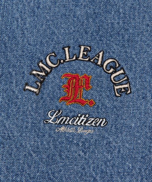 LMCの「DENIM VARSITY JACKET blue（スタジャン・レディース・その他・S/M/L）」の8枚目の写真