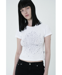 DASH CROP SHORT SLEEVE WHITE