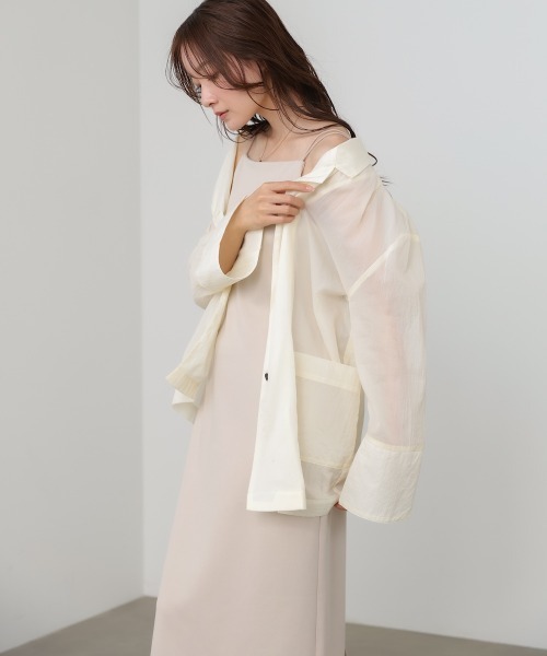 Bab(バブ)の「【選べるサイズ展開】カップ付裾レースキャミワンピース(ワンピース・レディース・ベージュ/チャコールグレー・S/M)」の14枚目の写真