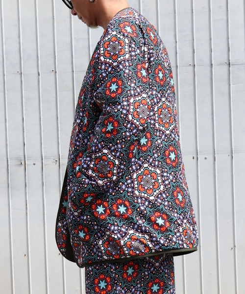 moyan ecri(モヤン エクリ)の「<moyan ecri>リバーシブルキルトナイロンブルゾンREVERSIBLE QUILT BLOUSON(ブルゾン・メンズ・ライトカーキ/ダークカーキ/ブラック系その他・FREE)」の14枚目の写真
