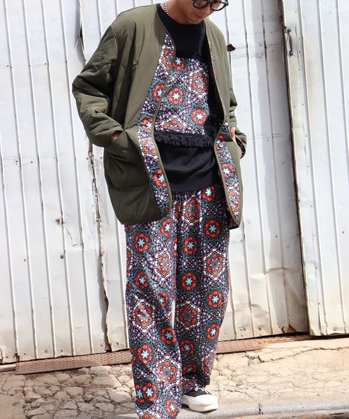 moyan ecri(モヤン エクリ)の「<moyan ecri>リバーシブルキルトナイロンブルゾンREVERSIBLE QUILT BLOUSON(ブルゾン・メンズ・ライトカーキ/ダークカーキ/ブラック系その他・FREE)」の17枚目の写真