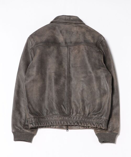 ALLSAINTS(オールセインツ)の「MARLAND AVIATOR LEATHER JACKET | MARLAND アビエーター レザー ジャケット(その他アウター・メンズ・ブラック系その他・XL/XS/S/L/M)」の9枚目の写真