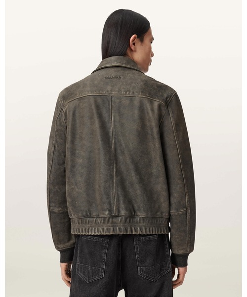 ALLSAINTS(オールセインツ)の「MARLAND AVIATOR LEATHER JACKET | MARLAND アビエーター レザー ジャケット(その他アウター・メンズ・ブラック系その他・XL/XS/S/L/M)」の7枚目の写真